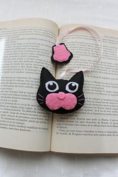 Semn de carte - Pisica neagra - Tomitza