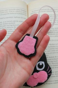 Semn de carte - Pisica neagra - Tomitza