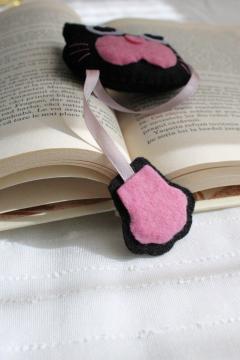 Semn de carte - Pisica neagra - Tomitza