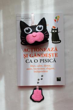 Semn de carte - Pisica neagra - Tomitza