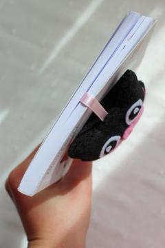 Semn de carte - Pisica neagra - Tomitza