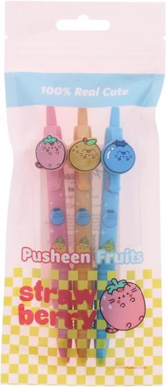 Set 3 pixuri - Pusheen - Fruits