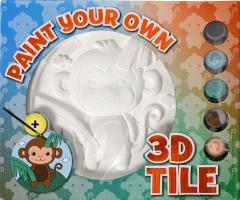 Set creativ - Pictura pe ipsos 3D - Maimuta