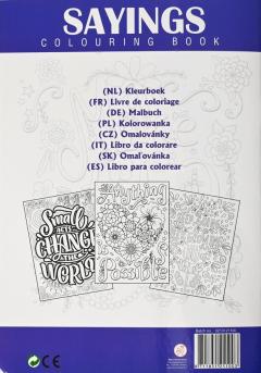 Sayings Colouring Book