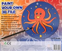 Set creativ - Pictura pe ipsos 3D - Caracatita