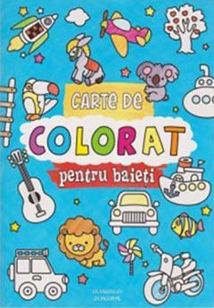 Carte de colorat pentru baieti