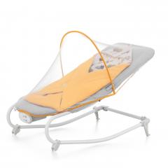 Sezlong 3 in 1 pentru bebelusi - Felio 2, Forest Yellow