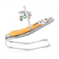 Sezlong 3 in 1 pentru bebelusi - Felio 2, Forest Yellow