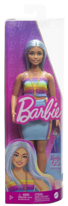 Papusa - Barbie Fashionistas - Cu par auriu si top sport