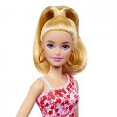 Papusa - Barbie Fashionistas - Blonda cu parul prins in coada