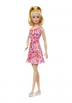 Papusa - Barbie Fashionistas - Blonda cu parul prins in coada