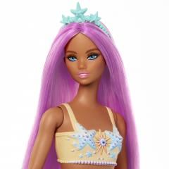 Papusa - Barbie Dreamtopia - Sirena cu parul roz si coada portocalie