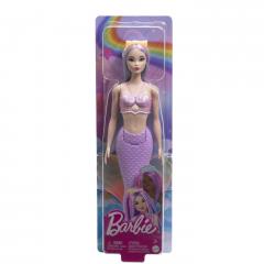 Papusa - Barbie Dreamtopia - Sirena cu par mov si coada mov