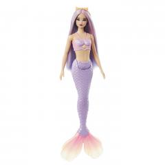 Papusa - Barbie Dreamtopia - Sirena cu par mov si coada mov