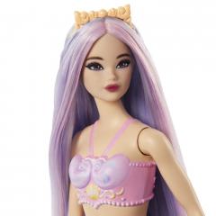 Papusa - Barbie Dreamtopia - Sirena cu par mov si coada mov