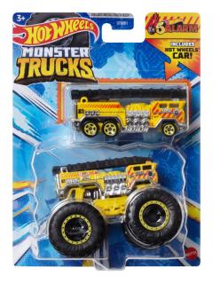 Set 2 Masini - Hot Wheels Monster Truck si 5 Alarm