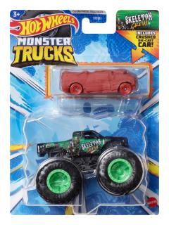 Set 2 Masini - Hot Wheels Monster Truck si Skeleton Crew