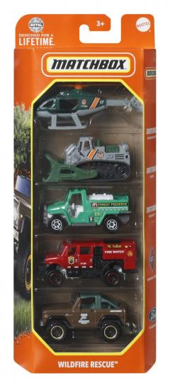 Set 5 masini - Matchbox - MBX Wildfire Rescue