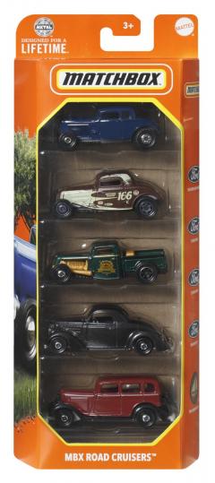 Set 5 masini - Matchbox - MBX Road Cruisers