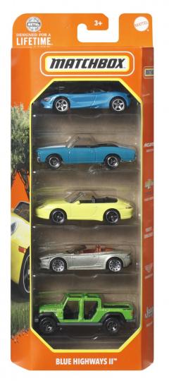 Set 5 masini - Matchbox - MBX Blue Highways II