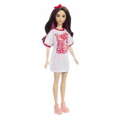 Papusa - Barbie Fashionistas - Bruneta cu rochita sport