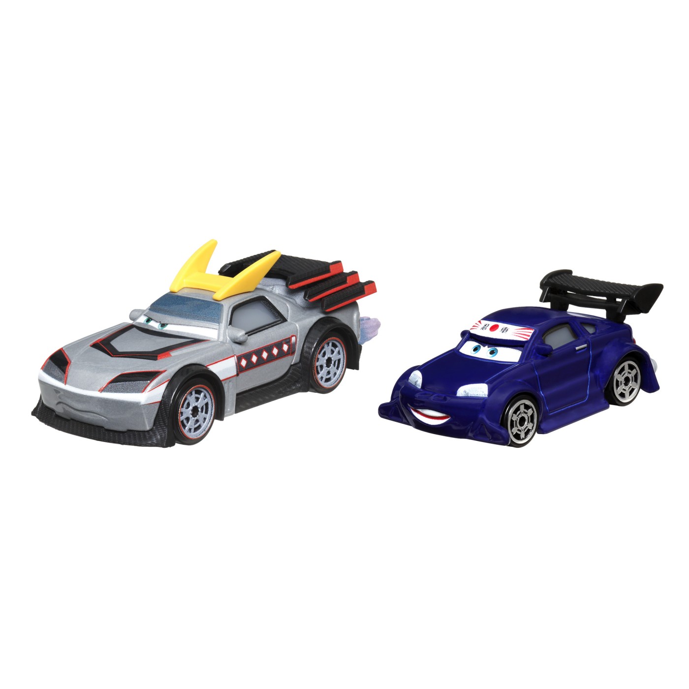 Set 2 masini - Cars 3 - Kabuto si Kabuto Ninja - Mattel