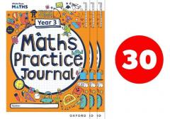 Coperta cărții White Rose Maths Practice Journals Year 3 Workbooks: Pack of 30