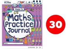 Coperta cărții White Rose Maths Practice Journals Year 5 Workbooks: Pack of 30