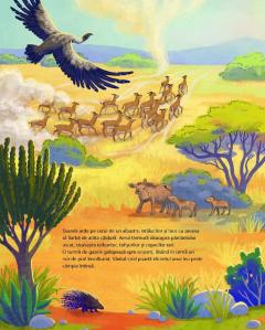 Mica girafa - Acasa, in savana