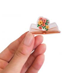 Sticker - Carti si flori