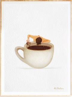 Print de arta - A fost o saptamana lunga - Eu, luni, ora 9:15