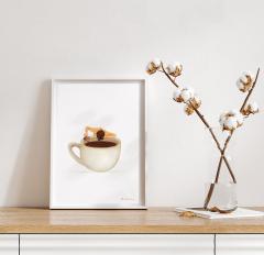 Print de arta - A fost o saptamana lunga - Eu, luni, ora 9:15