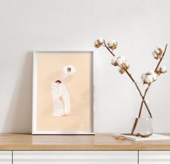 Print de arta - Cafeaua este inlocuitorul natural al somnului - Vara