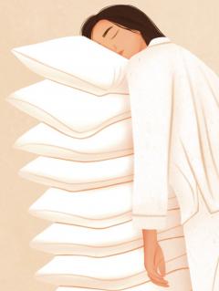 Print de arta - Cafeaua este inlocuitorul natural al somnului - Vara