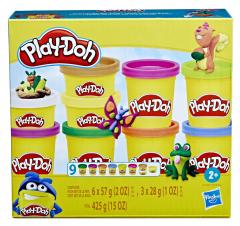 PLAY-DOH SET 9 CUTII PLASTELINA 