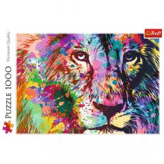 Puzzle 1000 piese - Leul colorat