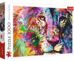 Puzzle 1000 piese - Leul colorat