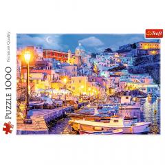 Puzzle 1000 piese - Insula Procida pe timpul noptii