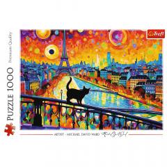 Puzzle 1000 piese - Pisica din Paris