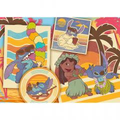 Puzzle 200 piese - Lilo & Stitch - La plaja cu Lilo si Stitch