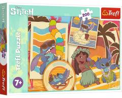 Puzzle 200 piese - Lilo & Stitch - La plaja cu Lilo si Stitch