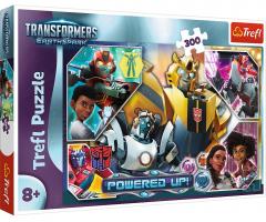 Puzzle 300 piese - Transformers - In lumea robotilor