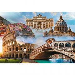 Puzzle 1500 piese - Locuri favorite din Italia