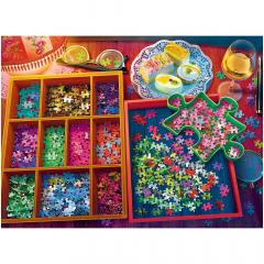 Puzzle 3000 piese - O seara de puzzle-uri