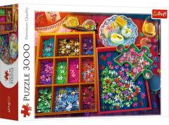 Puzzle 3000 piese - O seara de puzzle-uri