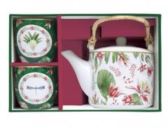 Set ceainic cu 2 cesti - Botanic Chic