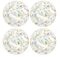 Set 4 farfurii - Birds Melody
