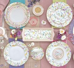 Set 4 farfurii - Birds Melody