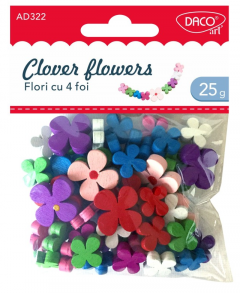 Accesorii craft - Flori cu 4 foi