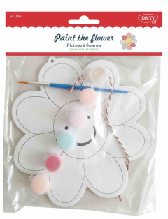 Set creativ - Picteaza floarea 